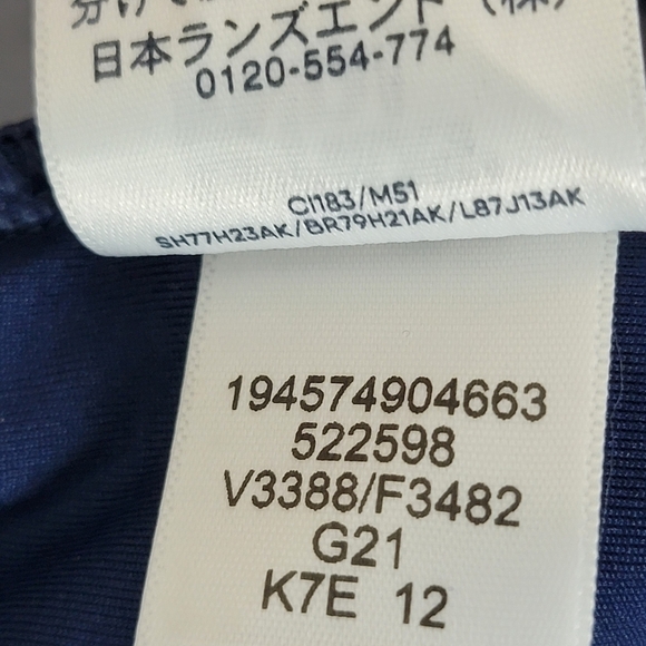 Lands' End Deep Sea Polka Dot V-Neck Wrap Underwire Tankini Swim Top Sz 12 NEW‎ - Picture 12 of 14